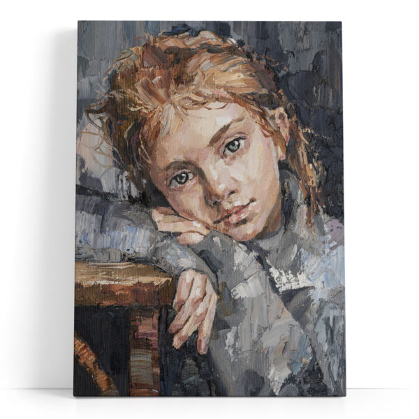 portret dziewczynki