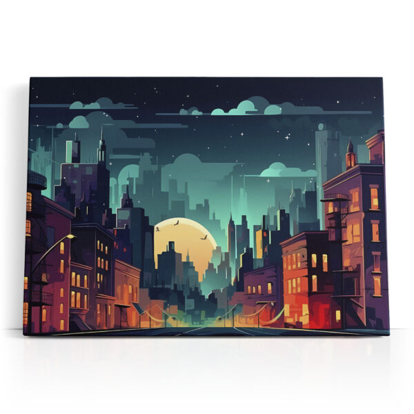 miasto nocą